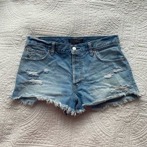 Denim shorts